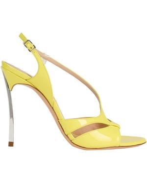 Casadei Sandals Leather, Rubber - Yellow