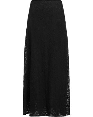 Soallure Maxi Skirt Cotton, Polyamide, Elastane - Black