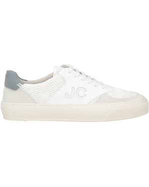 Jacob Cohen Trainers Leather, Polyester - White