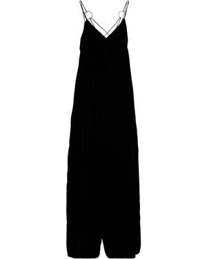 Emporio Armani Jumpsuit Viscose, Cupro - Black