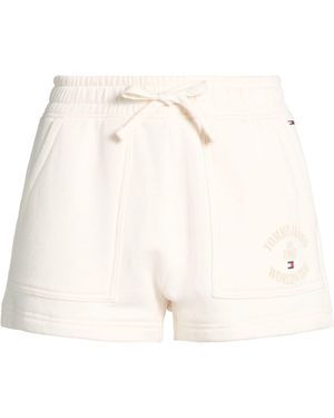 Tommy Hilfiger Ivory Shorts & Bermuda Shorts Cotton - Natural