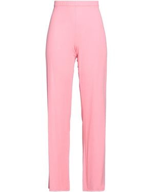 1 One Trousers Viscose, Elastane - Pink