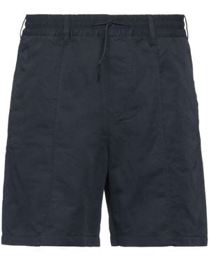 Emporio Armani Shorts & Bermuda Shorts Linen, Cotton - Blue