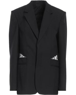 Dion Lee Blazer Wool - Black