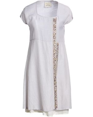 ALESSIA SANTI Mini Dress Linen, Viscose, Modal - White
