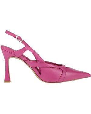 Bruno Premi Fuchsia Pumps Leather - Pink
