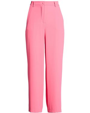 Angela Davis Pants Polyester, Elastic Fibers - Pink