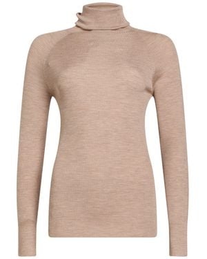 Gentry Portofino Turtlenecks - Natural