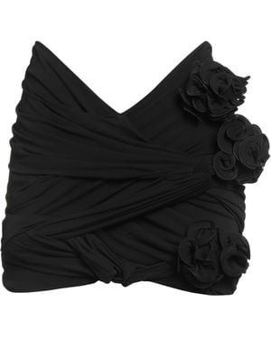 Magda Butrym Mini Skirt Viscose, Polyester, Elastane - Black