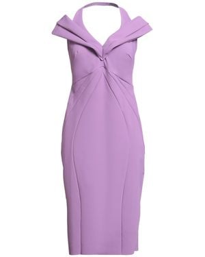 La Petite Robe Di Chiara Boni Vestido Midi - Morado