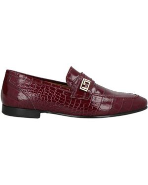Giovanni Conti Loafers Leather - Purple