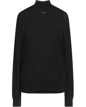 DIESEL Rollkragenpullover - Schwarz