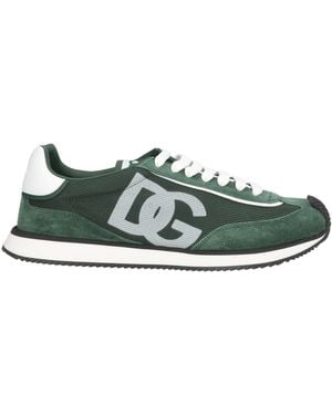 Dolce & Gabbana Trainers Calfskin, Lambskin, Polyester - Green
