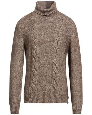 K-Way Turtleneck Cotton, Alpaca Wool - Brown