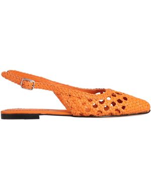 HADEL Ballet Flats Leather - Orange