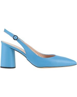 Bruglia Court Shoes Leather - Blue