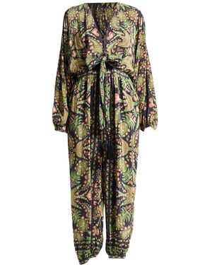 FARM Rio Jumpsuit Viscose - Green