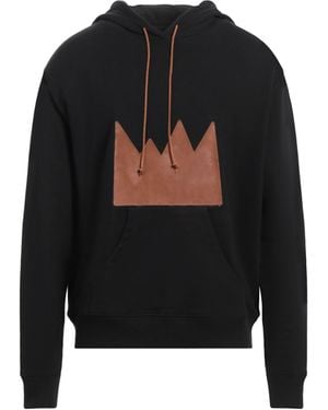 Giorgio Brato Sweatshirt Cotton, Leather - Black