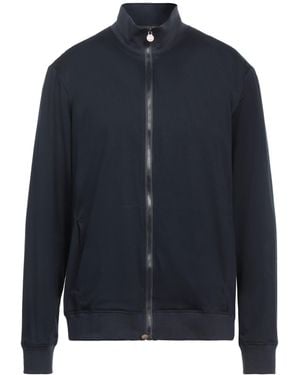 Kiton Midnight Sweatshirt Cotton, Elastane - Blue