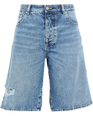 ICON DENIM Denim Shorts Cotton - Blue