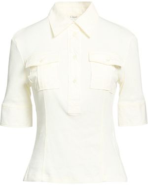 Chloé Polo Shirt Cotton - White