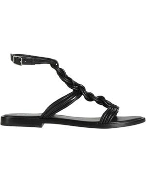 Divine Follie Sandals Leather - Black