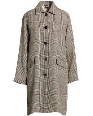 Aspesi Overcoat & Trench Coat Linen - Gray
