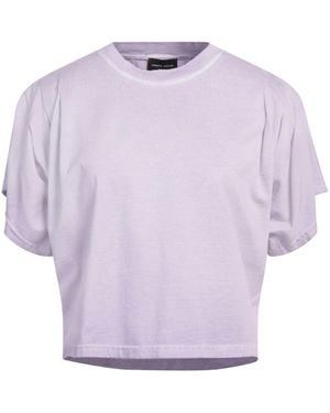 Roberto Collina Lilac T-Shirt Cotton - Purple
