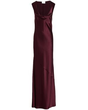 Galvan London Maxi Dress Triacetate, Polyester - Purple