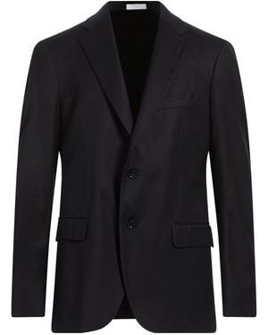 Boglioli Midnight Blazer Virgin Wool, Silk - Black