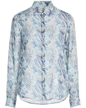 Really Wild Clothing Sky Shirt Silk - Blue