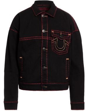 TRUE RELIGION Denim Outerwear - Black