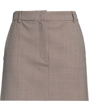 Sportmax Light Mini Skirt Virgin Wool, Polyester, Elastane - Gray