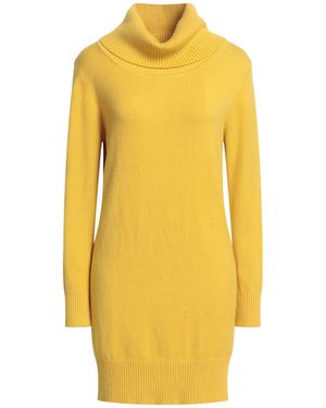 White Wise Mini Dress - Yellow