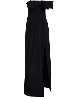 Pinko Maxi Dress Polyester, Elastane - Black