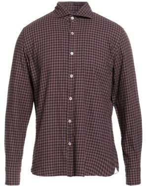 Giannetto Portofino Shirt Cotton - Purple