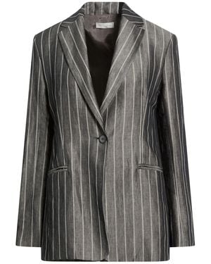 Antonelli Blazer Linen, Cotton - Black