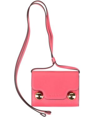 Marni Portafoglio Con Tracolla - Rosa