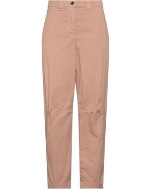 Pinko Trousers Cotton, Elastane - Natural