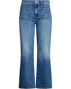 Mother Pantalon En Jean - Bleu