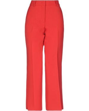 MSGM Pants Polyester, Viscose, Elastane - Red