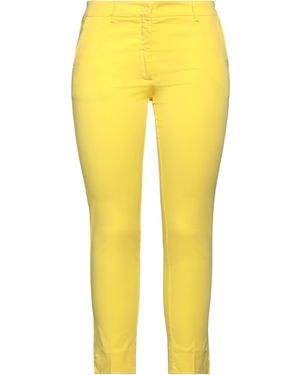 Rossopuro Trousers Cotton, Elastane - Yellow