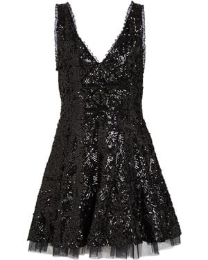Imperial Mini Dress Polyester, Elastane - Black