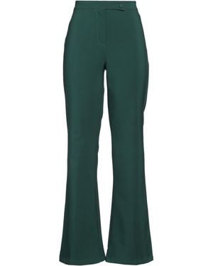 CROCHÈ Trousers Polyester, Elastane - Green