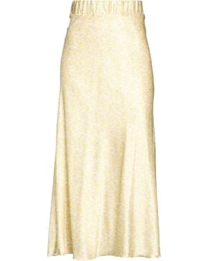 Mr. Mrs. Shirt Midi Skirt Silk, Elastane - Natural