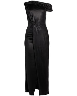 ViCOLO Maxi Dress Polyester, Elastane - Black