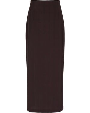 8 by YOOX Maxi Skirt - Red