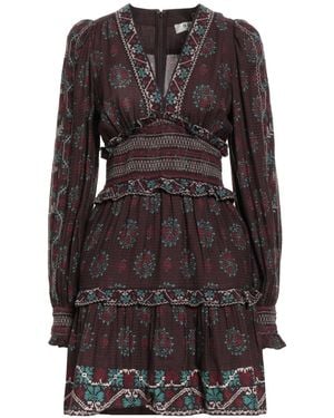 Sea Mini Dress Viscose, Cotton - Black