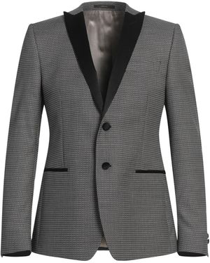 Paoloni Blazer Wool, Cotton - Black