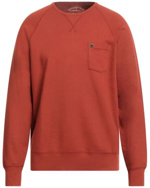 Barbour Rust Sweatshirt Cotton - Red